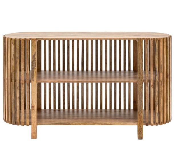 Elias Slatted Console Table By Gallery Living | Style Our Home