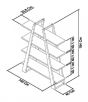 Cadell Aged & Weathered Oak Open Display Unit