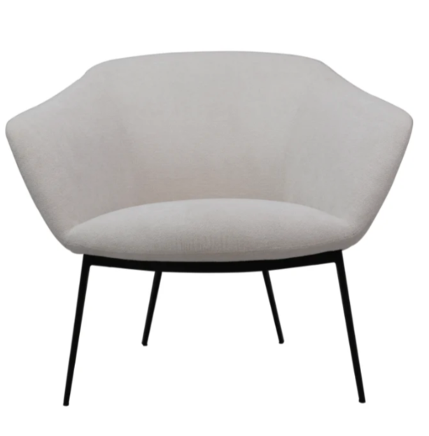 Cabana Lounge Chair - Warwick Kindred Snow By Tommy Franks | Style Our Home