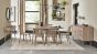 Dansk Scandi Oak 6-8 Seater Table & 6 Ilva Spindle Chairs in Scandi Oak by Bentley Designs | Style Our Home