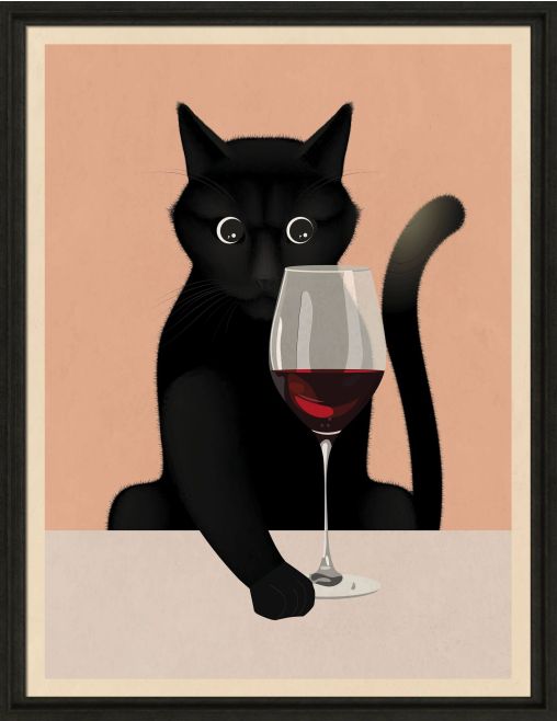 Thirsty Black Cats I by Camelot Pictures | Style Our Home