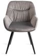 Tivoli Weathered Oak 6-8 Seater Table & 6 Dali Grey Velvet Chairs by Bentley Designs | Style Our Home