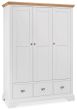 Hampstead Two Tone Triple Wardrobe - Style Our Home