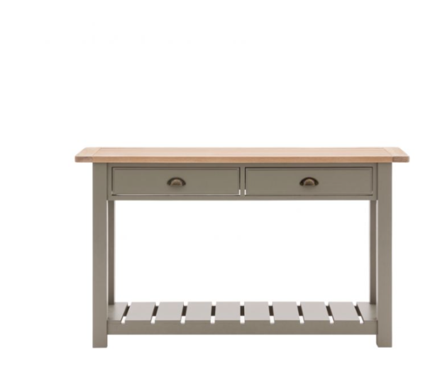 Manor Prairie 2 Drawer Console by Hudson Living | Style Our Home