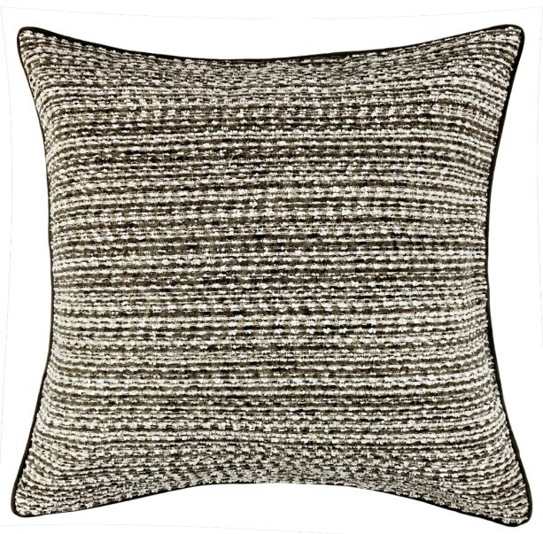 Textured Slub Cushion Choc by Malini | Style Our Home