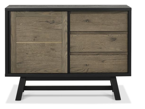 Camden Weathered Oak & Peppercorn Narrow Sideboard by Bentley Designs | Style Our Home