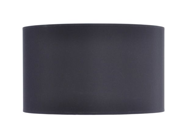 Black and Silver Lined Drum Lampshade (20") By Libra | Style Our Home 