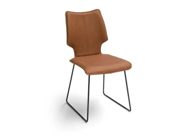 Ace II-F Black Powder-Coated Dining Chair by Bree's New World | Style Our Home