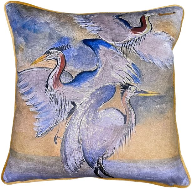 Hand Painted With Gold Birds by Malini | Style Our Home