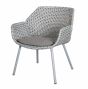 Vibe Light Grey Lounge Chair - Dark Grey Wove by Cane-line | Style Our Home