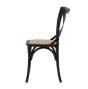 Cafe Black Rattan Dining Chair (a pair) by Gallery Direct | Style Our Home