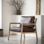 Pergo Antique Brown Armchair by Gallery Living | Style Our Home