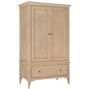Toulon 2 Door 1 Drawer Wardrobe by Global Home | Style Our Home