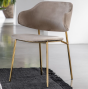 Trafal Taupe Dining Chair ( A Pair ) by Hudson Living | Style Our Home