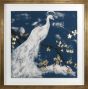 White Peacock on Indigo by Camelot Pictures | Style Our Home