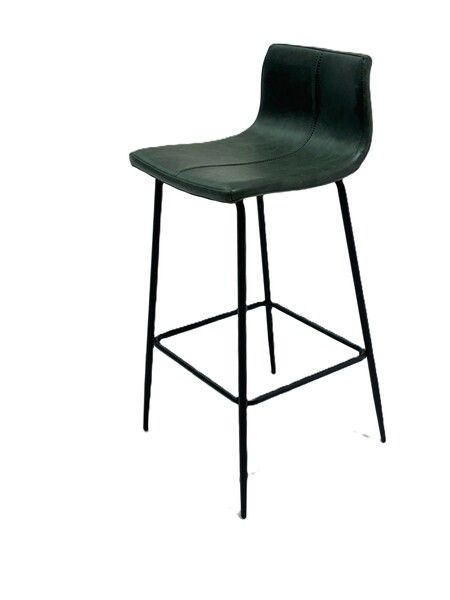Barracuda Barstool Vegan Forest Green SET OF 2 by Monologue | Style Our Home