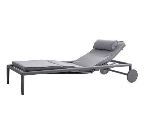 Conic Light Grey Sunbed by Cane-line | Style Our Home