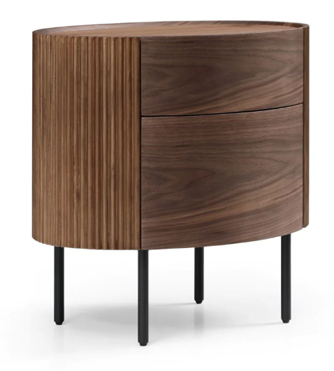 Lantine Bedside Table - Walnut By Tommy Franks | Style Our Home