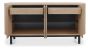 Vega Scandi Oak & Peppercorn Wide Sideboard by Bentley Designs | Style Our Home