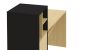 Mitch Light Oak (Melamine) / Pure Black Desk | Style Our Home
