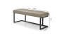 Apollo Sand Corner Bench Set - RHF by Indus Valley