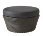 Kingston Large Mocca Footstool by Cane-line | Style Our Home 