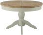 Portland Grand Round Butterfly Extending Dining Table Stone - Style Our Home