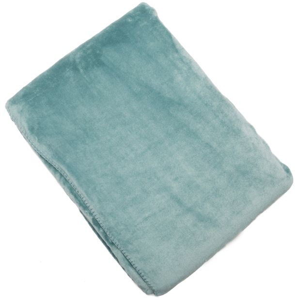 Luxury Fleece Throw Seafoam by Malini | Style Our Home