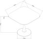 Carter Beige Sintered Stone Square Bistro Table with Black Base
