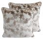 Cut Velvet Abstract Taupe by Malini | Style Our Home