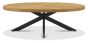 Ellipse Rustic Oak Large Coffee Table by Bentley Designs | Style Our Home
