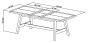 Camden Rustic Oak 4-6 Seater Table & 4 Side Chairs in Old West Vintage by Bentley Designs | Style Our Home