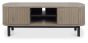 Vega Grey Oiled Oak & Peppercorn Entertainment Unit by Bentley Designs | Style Our Home