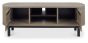 Vega Grey Oiled Oak & Peppercorn Entertainment Unit by Bentley Designs | Style Our Home