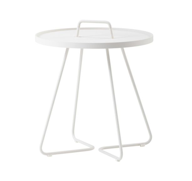 On-The-Move Small White Side Table by Cane-line | Style Our Home