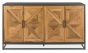 Indus Rustic Oak & Peppercorn Wide Sideboard | Bentley Designs | Sideboard | Style Our Home