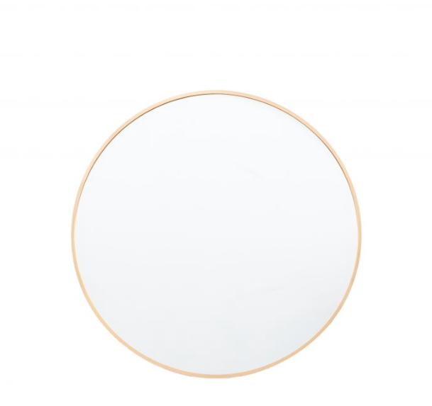 Bennet Gold Round Mirror