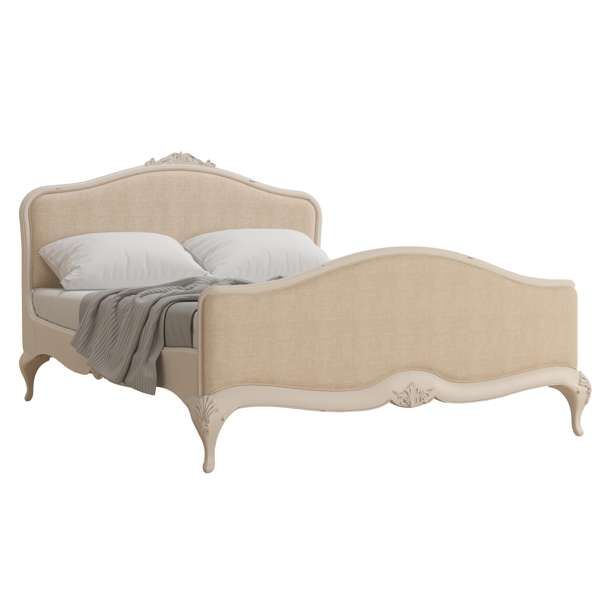 Ivory 4'6 Double Upholstered Bedstead - Style Our Home