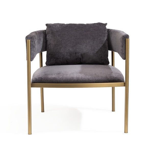 Envie II Lounge Chair - Giselle Dark Charcoal by Tommy Franks | Style Our Home