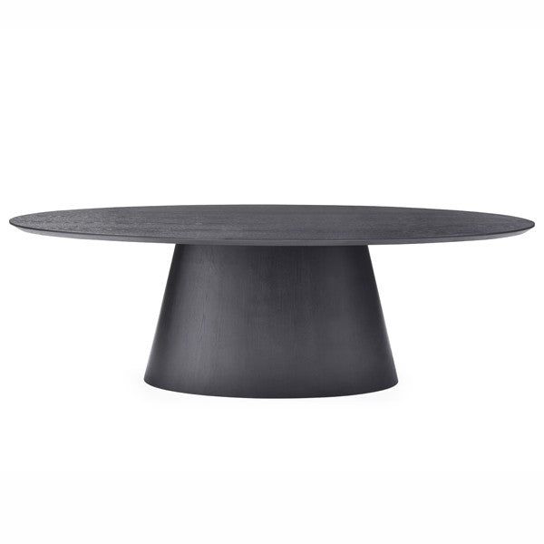 Tavamo Dining Table - Oval - Black Oak by Tommy Franks | Style Our Home