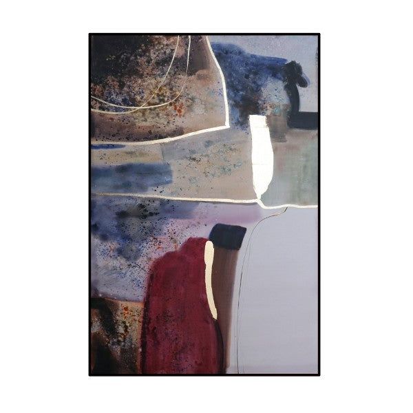 Agate Wall Art Oil Painting by Tommy Franks | Style Our Home