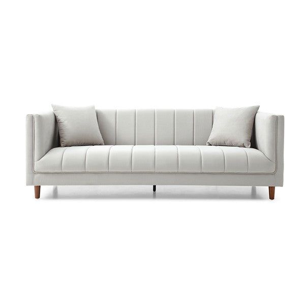 Regency 3-Seater Sofa - Nappa French Grey by Tommy Franks | Style Our Home