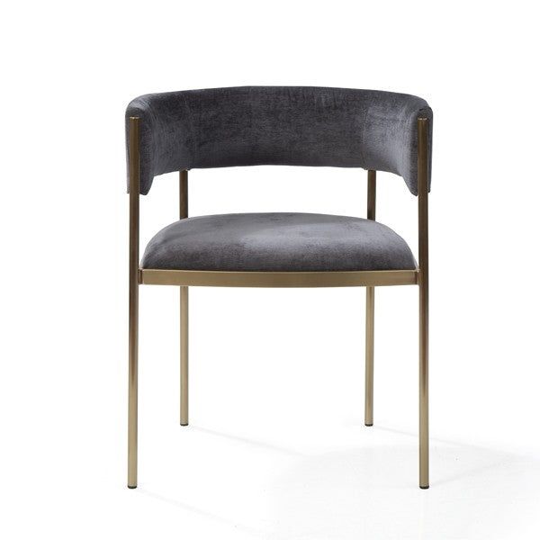 Envie II Dining Chair - Set of 2 - Giselle Dark Charcoal by Tommy Franks | Style Our Home