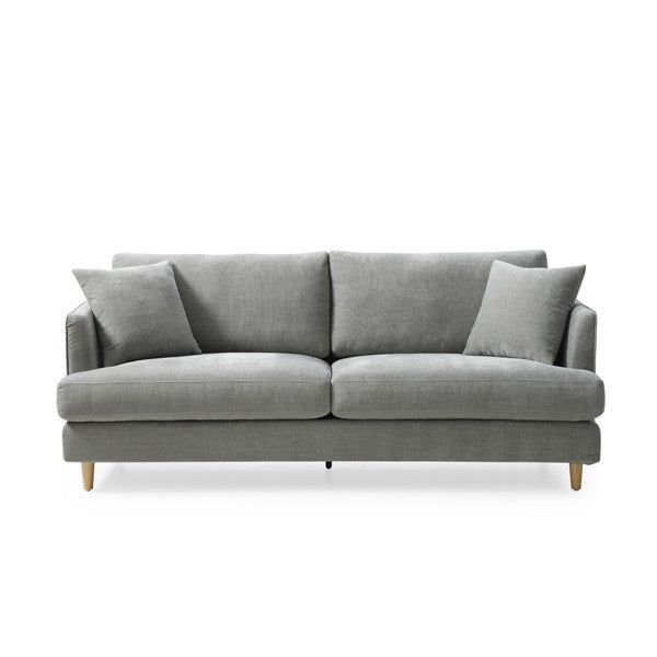 Kendal 3-Seater Sofa - Large - Seville Pebble Grey by Tommy Franks | Style Our Home
