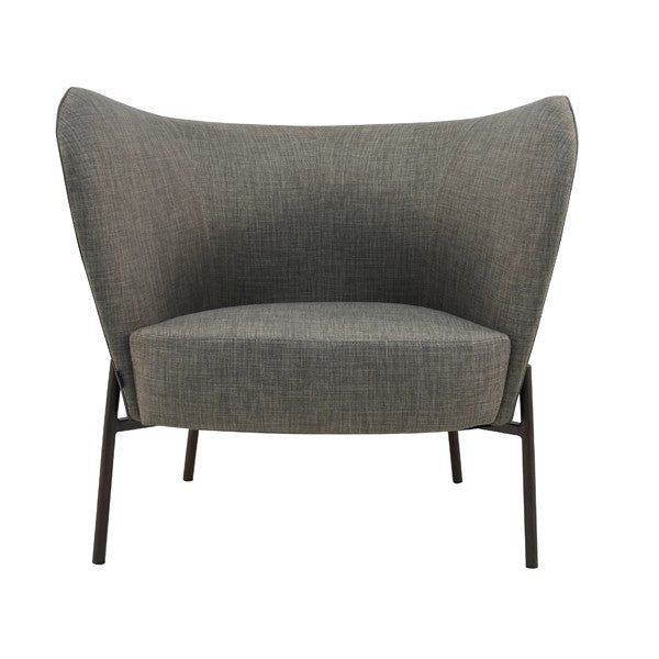 Smania Lounge Chair - Stone/Olive by Tommy Franks | Style Our Home