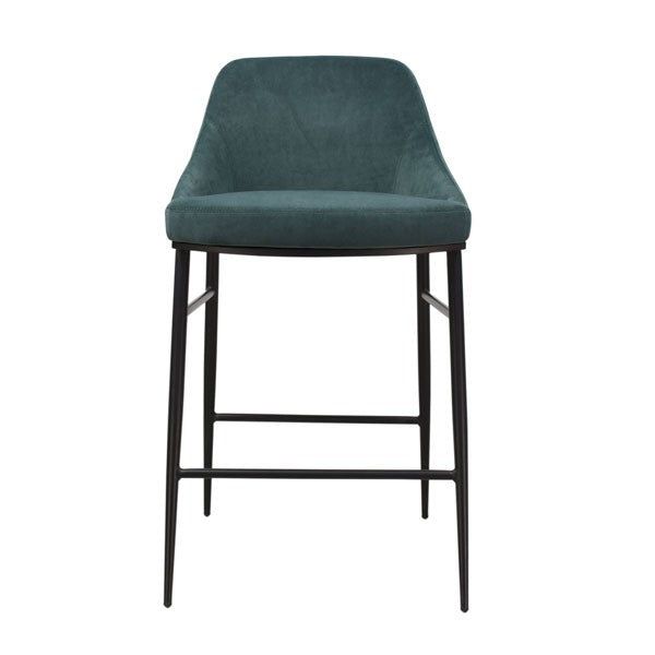 Vai Bar Stool - Massa Green Velvet by Tommy Franks | Style Our Home