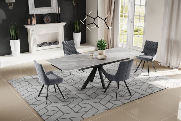 Marcox Ceramic Argento Grey 160-200-240 - Ext Matt by Heritance Furniture | Style Our Home