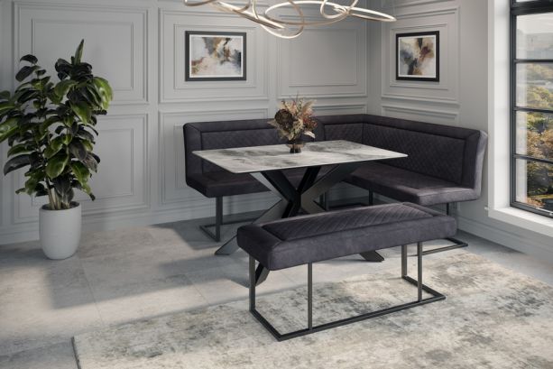 Apollo Corner Bench Set - Right Hand Facing by Indus Valley