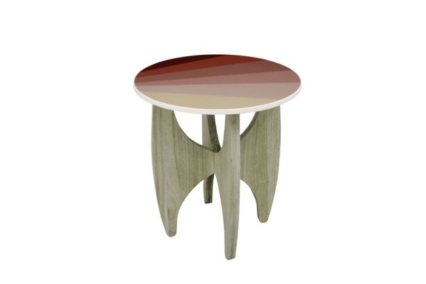 Batwing Lamp Table - Pink Hues by Monologue | Style Our Home