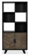 Emerson Weathered Oak & Peppercorn Display Cabinet by Bentley Designs | Style Our Home